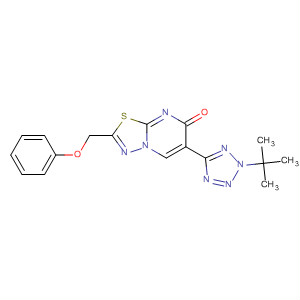5H-1,3,4-Thiadiazolo[3,2-a]pyrimidin-5-one,6-[2-(1,1-dimethylethyl)-2H-tetrazol-5-yl]-2-(phenoxymethyl)-
