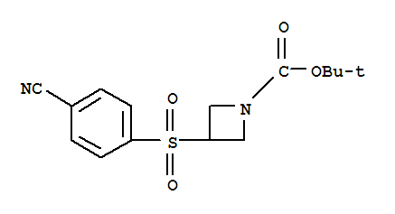 3-(4-CYANO-BENZENESULFONYL)-AZETIDINE-1-CARBOXYLIC ACID TERT-BUTYL ESTER