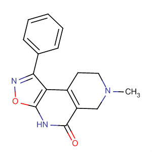 Isoxazolo[5,4-c][2,7]naphthyridin-5(4H)-one,6,7,8,9-tetrahydro-7-methyl-1-phenyl-