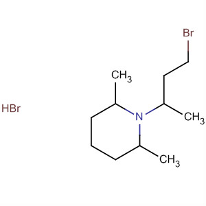 Piperidine, 1-(3-bromo-1-methylpropyl)-2,6-dimethyl-, hydrobromide