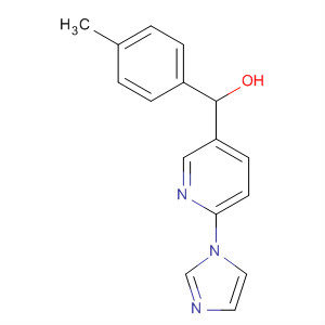 3-Pyridinemethanol, 6-(1H-imidazol-1-yl)-a-(4-methylphenyl)-