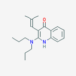 4(1H)-Quinolinone, 2-(dipropylamino)-3-(2-methyl-1-propenyl)-
