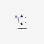 1,2,4-Triazine, 4-(1,1-dimethylethyl)hexahydro-1-methyl-