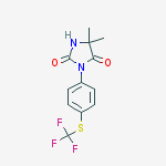 2,4-Imidazolidinedione, 5,5-dimethyl-3-[4-[(trifluoromethyl)thio]phenyl]-