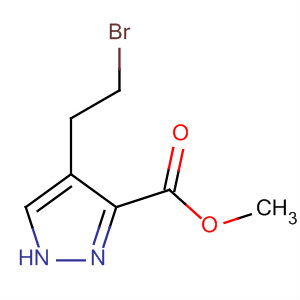 1H-Pyrazole-3-carboxylic acid, 4-(2-bromoethyl)-, methyl ester