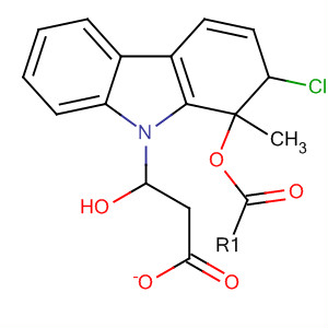 9H-Carbazole-9-methanol, 2-chloro-a-methyl-, acetate (ester)