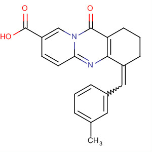 1H-Pyrido[2,1-b]quinazoline-8-carboxylic acid,2,3,4,11-tetrahydro-4-[(3-methylphenyl)methylene]-11-oxo-