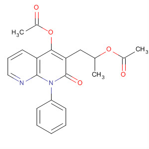 1,8-Naphthyridin-2(1H)-one,4-(acetyloxy)-3-[2-(acetyloxy)propyl]-1-phenyl-