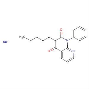 1,8-Naphthyridine-2,4(1H,3H)-dione, 3-pentyl-1-phenyl-, ion(1-),sodium