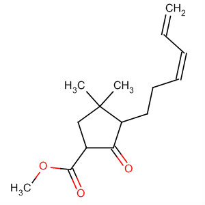 Cyclopentanecarboxylic acid, 3-(3,5-hexadienyl)-4,4-dimethyl-2-oxo-,methyl ester, cis-