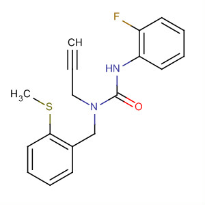 Urea, N'-(2-fluorophenyl)-N-[(methylthio)phenylmethyl]-N-2-propynyl-