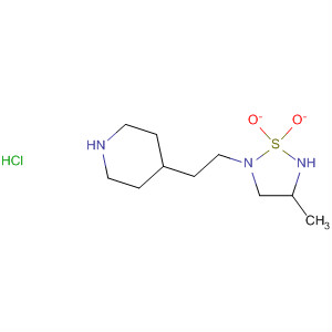 Piperidine, 4-[2-(4-methyl-1,1-dioxido-1,2,5-thiadiazolidin-2-yl)ethyl]-,monohydrochloride