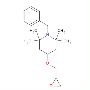 Piperidine, 2,2,6,6-tetramethyl-4-(oxiranylmethoxy)-1-(phenylmethyl)-