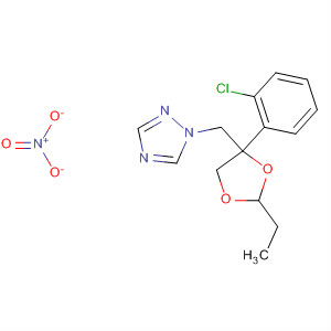 1H-1,2,4-Triazole,1-[[4-(2-chlorophenyl)-2-ethyl-1,3-dioxolan-4-yl]methyl]-, mononitrate