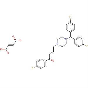 1-Butanone,4-[4-[bis(4-fluorophenyl)methyl]-1-piperazinyl]-1-(4-fluorophenyl)-,(2E)-2-butenedioate (1:1)