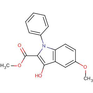 1H-Indole-2-carboxylic acid, 3-hydroxy-5-methoxy-1-phenyl-, methylester
