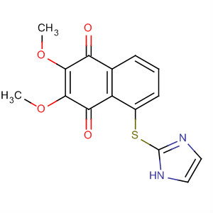 1,4-Naphthalenedione, 5-(1H-imidazol-2-ylthio)-2,3-dimethoxy-