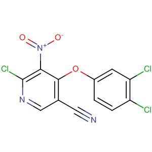 3-Pyridinecarbonitrile, 6-chloro-4-(3,4-dichlorophenoxy)-5-nitro-