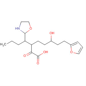 4-Oxazolidineheptanoic acid, 3-[5-(2-furanyl)-3-hydroxypentyl]-2-oxo-
