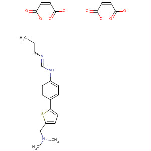 Methanimidamide,N-[4-[5-[(dimethylamino)methyl]-2-thienyl]phenyl]-N'-propyl-,(2Z)-2-butenedioate (1:2)