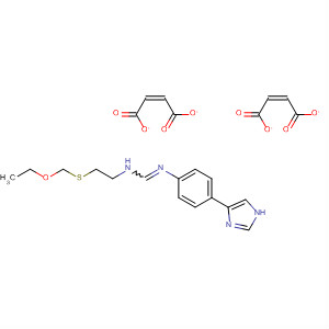 Methanimidamide,N-[2-[(ethoxymethyl)thio]ethyl]-N'-[4-(1H-imidazol-4-yl)phenyl]-,(2Z)-2-butenedioate (1:2)