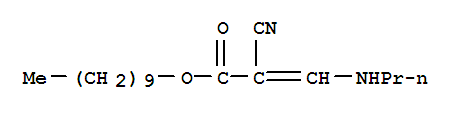 decyl (2E)-2-cyano-3-(propylamino)prop-2-enoate