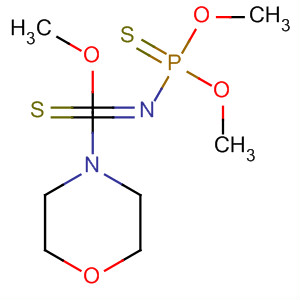 4-Morpholinecarboximidothioic acid, N-(dimethoxyphosphinothioyl)-,methyl ester