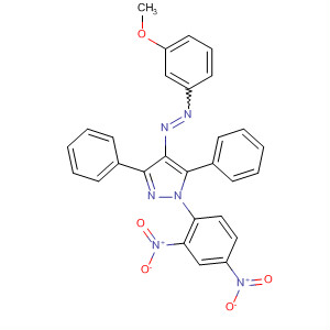 1H-Pyrazole,1-(2,4-dinitrophenyl)-4-[(3-methoxyphenyl)azo]-3,5-diphenyl-
