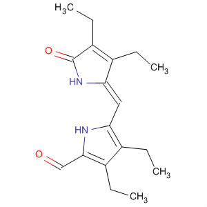 1H-Pyrrole-2-carboxaldehyde,5-[(3,4-diethyl-1,5-dihydro-5-oxo-2H-pyrrol-2-ylidene)methyl]-3,4-diethyl-, (Z)-