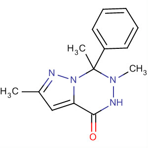 Pyrazolo[1,5-d][1,2,4]triazin-4(5H)-one,6,7-dihydro-2,6,7-trimethyl-7-phenyl-