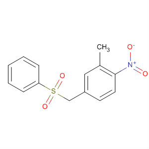 Benzene, 2-methyl-1-nitro-4-[(phenylsulfonyl)methyl]-
