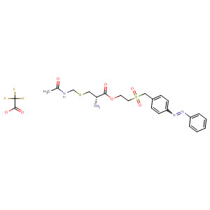 D-Cysteine, S-[(acetylamino)methyl]-,2-[[[4-(phenylazo)phenyl]methyl]sulfonyl]ethyl ester,mono(trifluoroacetate)