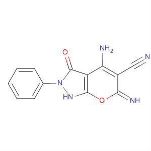 Pyrano[2,3-c]pyrazole-5-carbonitrile,4-amino-1,2,3,6-tetrahydro-6-imino-3-oxo-2-phenyl-