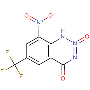 1,2,3-Benzotriazin-4(1H)-one, 8-nitro-6-(trifluoromethyl)-, 2-oxide