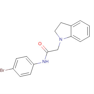 1H-Indole-1-acetamide, N-(4-bromophenyl)-2,3-dihydro-