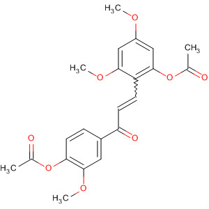 2-Propen-1-one,3-[2-(acetyloxy)-4,6-dimethoxyphenyl]-1-[4-(acetyloxy)-3-methoxyphenyl]-