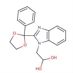 1,1-Ethanediol, 2-[2-(2-phenyl-1,3-dioxolan-2-yl)-1H-benzimidazol-1-yl]-