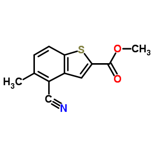 methyl 4-cyano-5-methyl-benzothiophene-2-carboxylate