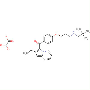 Methanone,[4-[3-[(2,2-dimethylpropyl)amino]propoxy]phenyl](2-ethyl-3-indolizinyl)-,ethanedioate