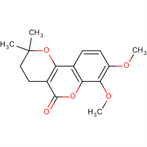 2H,5H-Pyrano[3,2-c][1]benzopyran-5-one,3,4-dihydro-7,8-dimethoxy-2,2-dimethyl-