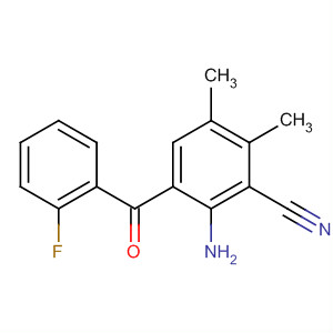 Benzonitrile, 2-amino-3-(2-fluorobenzoyl)-5,6-dimethyl-