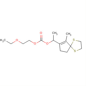 Carbonic acid, 2-ethoxyethyl1-(6-methyl-1,4-dithiaspiro[4.4]non-6-en-7-yl)ethyl ester