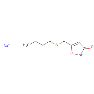 3(2H)-Isoxazolone, 5-[(butylthio)methyl]-, sodium salt