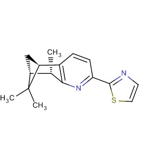5,7-Methanoquinoline, 5,6,7,8-tetrahydro-6,6,8-trimethyl-2-(2-thiazolyl)-,(5R,7R,8S)-