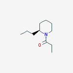 Piperidine, 1-(1-oxopropyl)-2-propyl-, (S)-