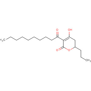 2H-Pyran-2-one, 5,6-dihydro-4-hydroxy-3-(1-oxodecyl)-6-propyl-