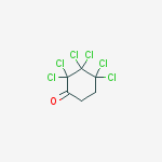 2,2,3,3,4,4-hexachlorocyclohexan-1-one