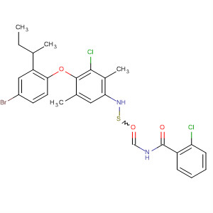 Benzamide,N-[[[4-[4-bromo-2-(1-methylpropyl)phenoxy]-3-chloro-2,5-dimethylphenyl]amino]thioxomethyl]-2-chloro-