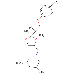 Piperidine,1-[[2-[1,1-dimethyl-2-(4-methylphenoxy)ethyl]-2-methyl-1,3-dioxolan-4-yl]methyl]-3,5-dimethyl-