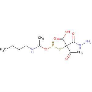 Acetic acid, [[(butylamino)ethoxyphosphinyl]thio]-,2-acetyl-1-methylhydrazide